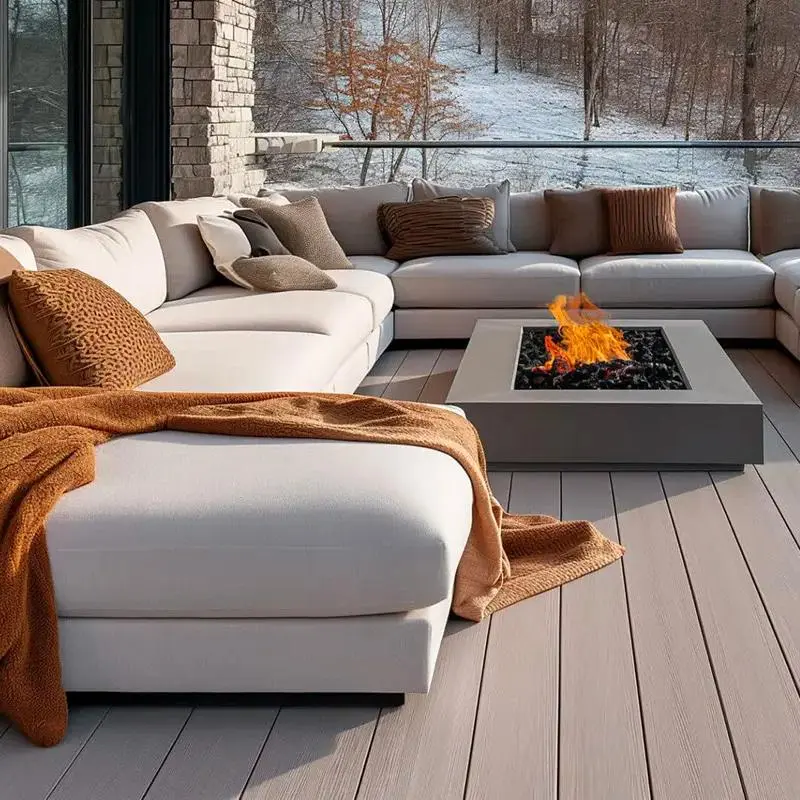 TerraShield capped Wood Plastic Composite Decking Low Maintenance