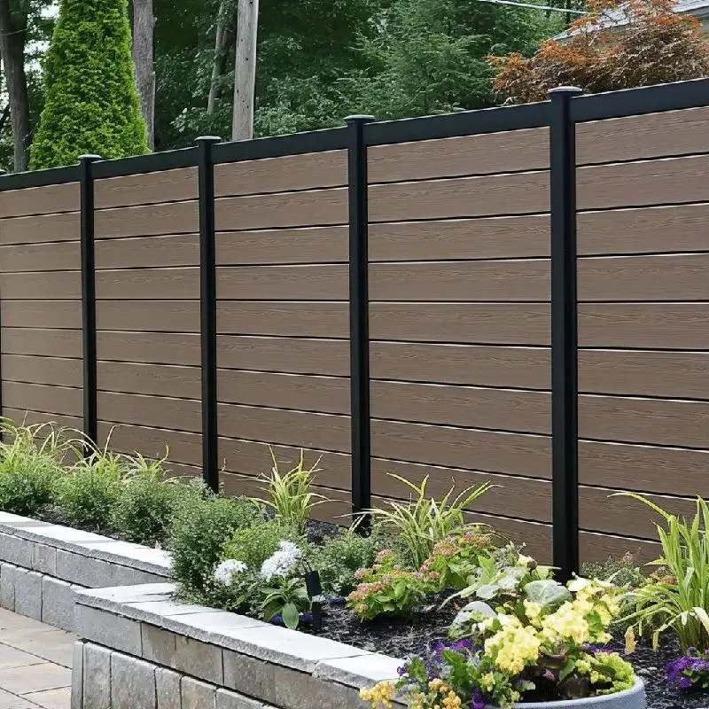 HorizonLine Wood Plastic Composite Fence Panels Low Maintenance